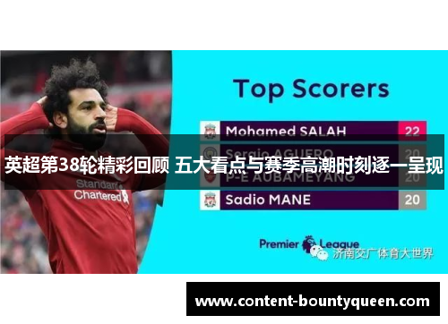 英超第38轮精彩回顾 五大看点与赛季高潮时刻逐一呈现