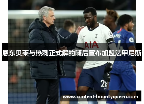 恩东贝莱与热刺正式解约随后宣布加盟法甲尼斯